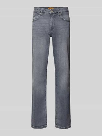 Only & Sons Regular Fit Jeans aus Baumwoll-Mix in Mittelgrau, Gr&ouml;&szlig;e 28/32