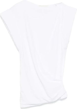 Isabel Marant Maisan T-Shirt - Dames - T-shirts - Wit - L - Katoen - Tops