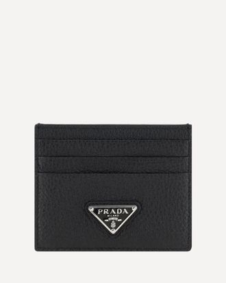 Prada Portacarte in pelle con logo Man UNI