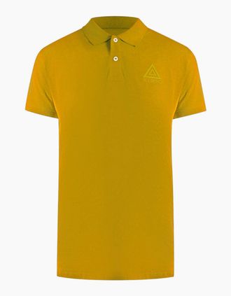 Iceberg Mens Ice Iceberg Triangle Logo Yellow Polo Shirt - Size: 40