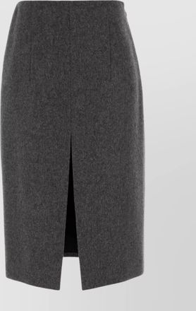 Prada wool skirt with back seam detail
