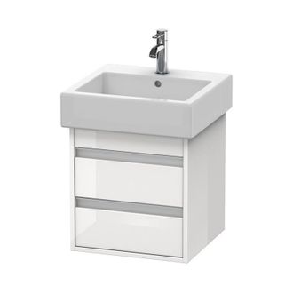 Duravit Duravit Ketho Neceser De Pared 6635, 2 Cajones, 450mm, Para Vero, Color (frente/cuerpo): Decoraci&oacute;n Roble Europeo - Kt663505252