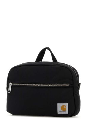 Carhartt Work in Progress Mens Black Nylon Leroy Shoulder Bag 89xx Borse A Tracolla