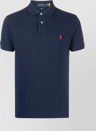 Polo Ralph Lauren refined mesh polo with ribbed collar and tennis tail