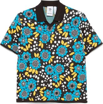 adidas Polo a fiori - Blu