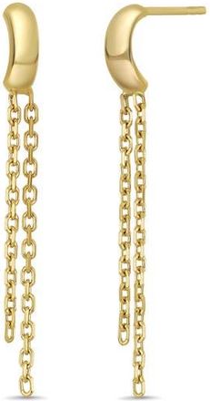 Bony Levy 14K Gold Chain Drop Earrings in 14K Yellow Gold at Nordstrom Rack