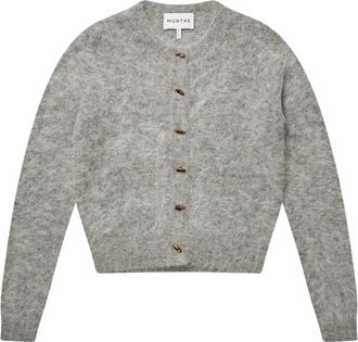 Munthe Ovilla Knit - Dames - Vesten - Grijs - XS - Truien & Vesten