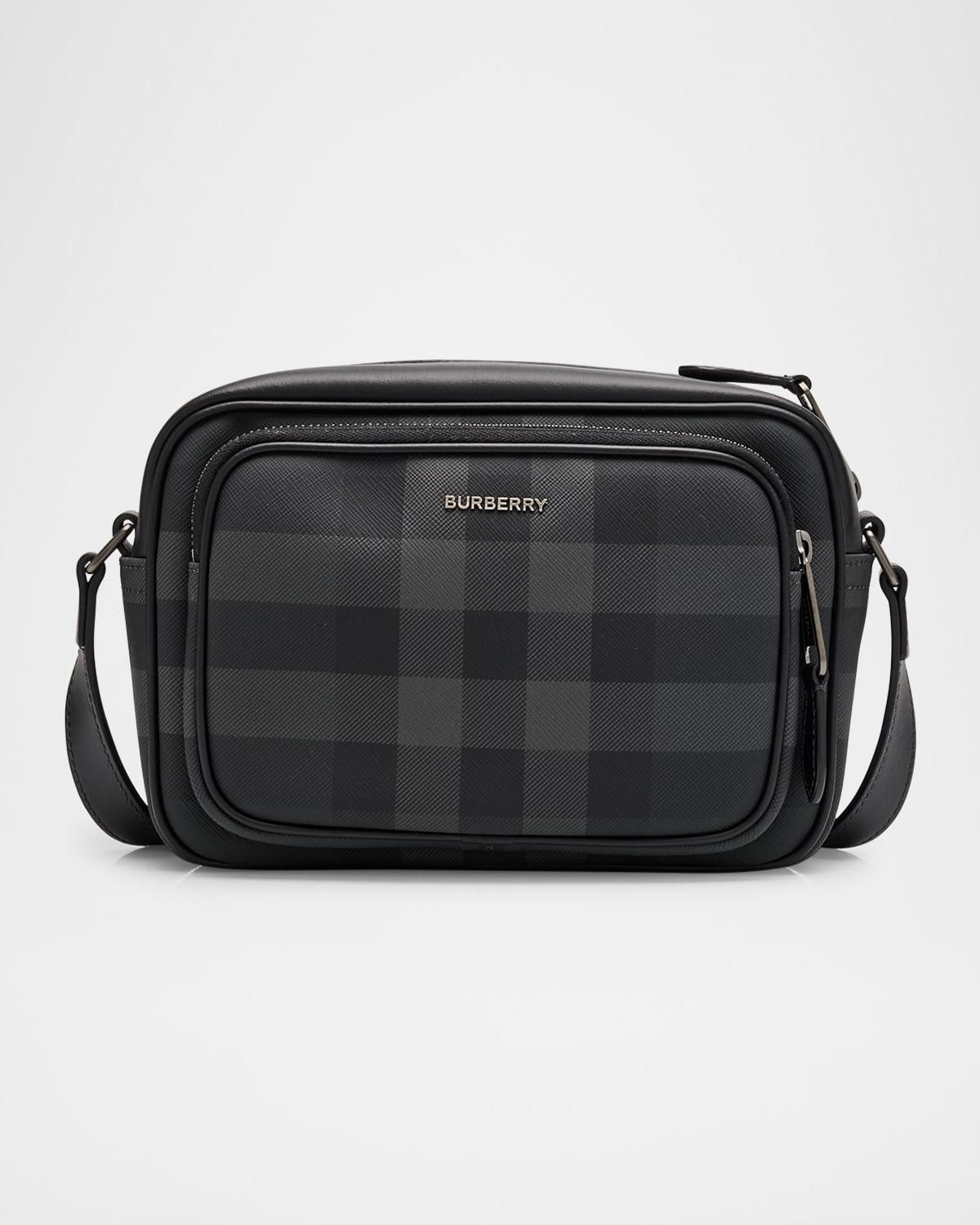 【関税&送料込】Burberry Black Nylon Horseshoe Crossbody Bag Horseshoe Crossbody Bag​ in Black - Women, Nylon | Burberry