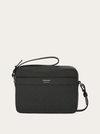 Ferragamo Uomo Borsa a tracolla Ferragamo Monogram Nero