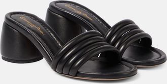 Gianvito Rossi Malou leather mules