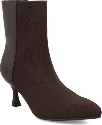 Mia Ediva Pointed Toe Bootie in Brown at Nordstrom, Size 8.5