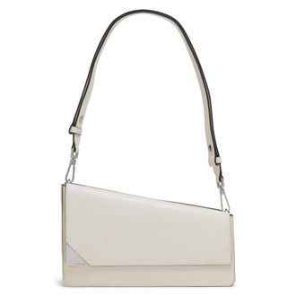 Calvin Klein Basalt Flap Shoulder Bag, White Cherub, &Uacute;nico