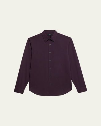 Theory Mens Sylvain Shirt in Structure Knit