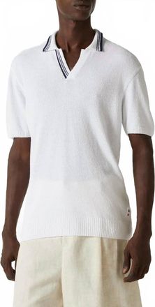Orlebar Brown Mens Horton Boucle Top In White