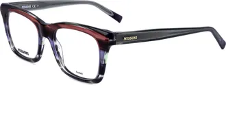 Missoni Womens 50 mm Violet Brown Horn Eyeglasses