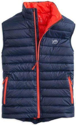 Southern Tide Mens Altitude Down Vest In Navy