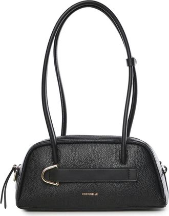 Coccinelle Top Handle Schoudertas - Dames - Schoudertassen - Zwart - ONE Size - Leer - Tassen