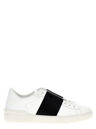 Valentino Garavani Open Sneakers Bianco/Nero-Uomo
