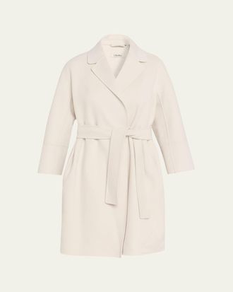 Max Mara Arona Wool Wrap Coat