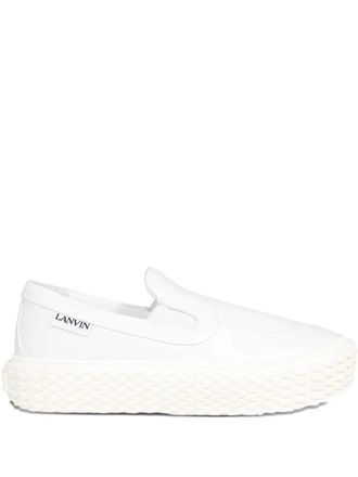 Lanvin round-toe sneakers - White