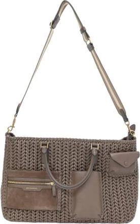 Anya Hindmarch Pre-owned Tote Bags, female, Brown, Size: ONE SIZE Pre-owned Leather handbags