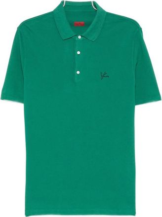 Isaia Logo-embroidered Polo Shirt