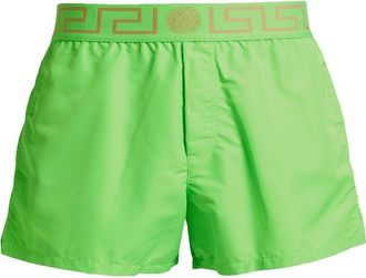 Green versace swim shorts on sale