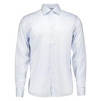 Eton Lichtblauw overhemd lange mouw - Heren - Zakelijke Overhemden - Blauw - L - Overhemden