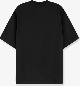 Hev&ograve; Mens T-Shirt Mulino Cotton Black T-Shirts And Polos