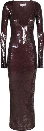 16Arlington Maxi Kleedjes - Dames - Avondkleed - Bruin - S - Kleedjes
