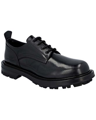 Alexander McQueen Alexander Mcqueen Mens Calfskin Worker Derby, Never Worn (Authentic Pre- Loved)