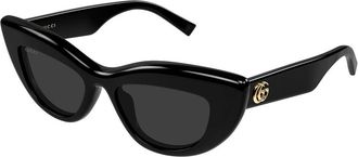 Gucci GG2031S 001 Womens Sunglasses Black Size 50 - Free RX Lenses - Free RX Lenses