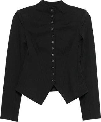 Staud Adrian Button-up Fitted Jacket