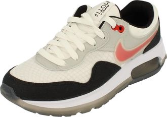 Nike Air Max Pattern GS Trainers Dv3034 Sneakers Shoes, Mermaid Black Red White Grey Fog 001, 37 EU