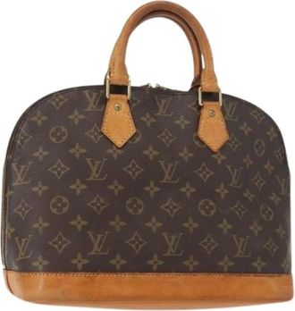 Louis Vuitton Pre-owned Handbags, female, Brown, Size: ONE SIZE Pre-owned Canvas Handbag