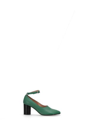 Niccolò Pasqualetti Obliqua Block Heel Pumps - Calfskin Leather