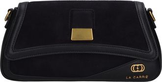 La Carrie Tassen, Dames, Zwart, ONE Size, Suède, Tassen.. Zwart