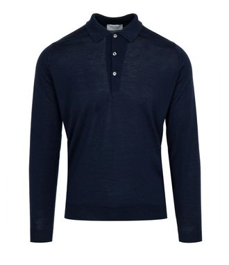 John Smedley T Shirts And Polos Blue