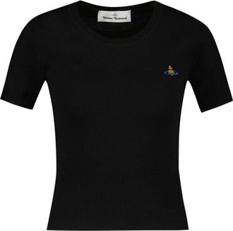 Vivienne Westwood Womens Bea T-Shirt Black Cotton