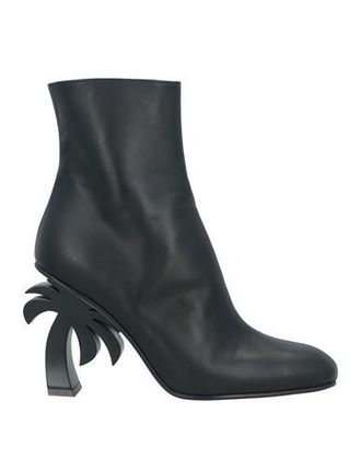 ショートブーツ・ブーティ Palm Angels Black Leather Ankle Boots Palm Angels Black Chelsea Boots | ModeSens