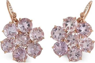 Irene Neuwirth Orecchini Classic Floret rose of France in oro rosa 18kt