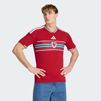 adidas Mens adidas Wales 26 Home Jersey