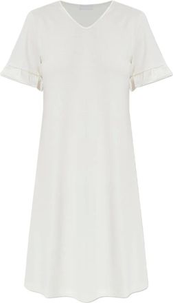 Hanro Sottoveste con scollo a V - Bianco