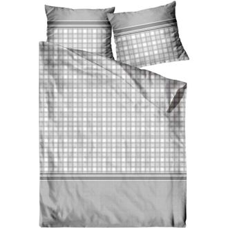 OEM Ropa De Cama De Raso 160x200 Greno Bavaria Mosaico Gris