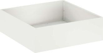 vidaXL Macetero De Jard&iacute;n Blanco 100 X 100 X 30 Cm Vidaxl