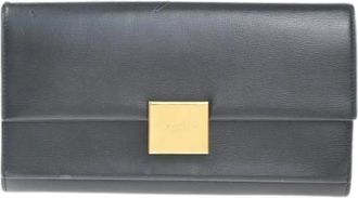 Saint Laurent Pre-owned Bellechasse Flap Wallet - Dames - Vintage Clutch - Zwart - ONE Size - Leer - Vintage