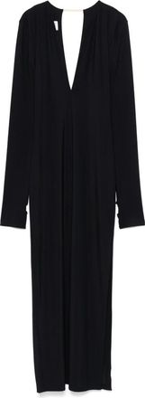 Maison Margiela Maxi-jurk - Dames - Casual kleedjes - Zwart - S - Kleedjes