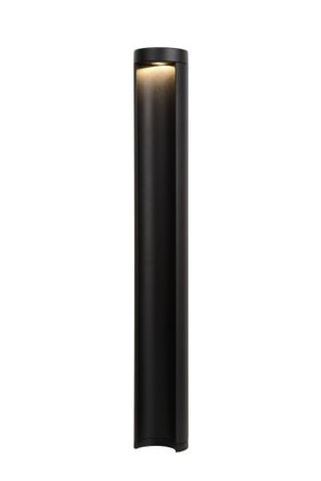 Lucide COMBO Non Dimmable Decorative Tall Outdoor Modern LED Bollard Light in Black