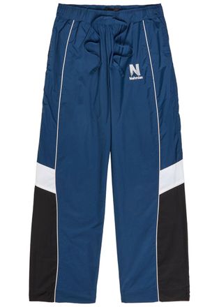 Nahmias Warm Up Panelled Shell Track Pants - Blue - M