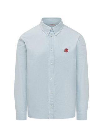 Kenzo Light Blue Regular Shirt